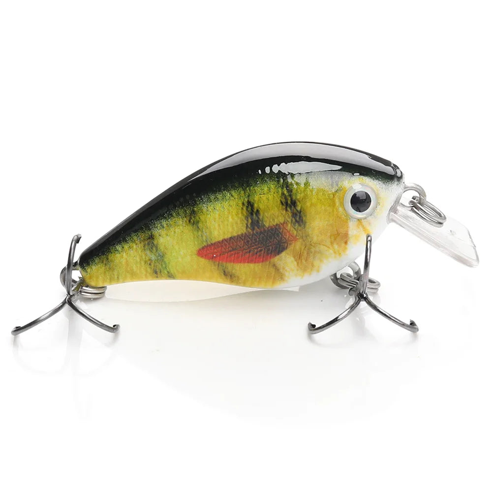 TREHOOK 4.5cm 6g Mini Minnow Wobblers Crank Fishing Lure Artificial Minnow Jerkbait Floating Hrad Lure For Trout Fishing Bait