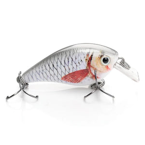 TREHOOK 4.5cm 6g Mini Minnow Wobblers Crank Fishing Lure Artificial Minnow Jerkbait Floating Hrad Lure For Trout Fishing Bait