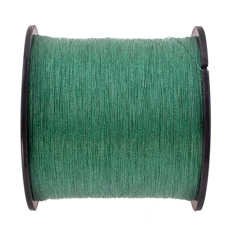 Hercules Multifilament Fishing Line Cord 4 Strands Braided Wire PE Carp Brazil 100M- 2000M Green 6-100LB Outdoor Accessories