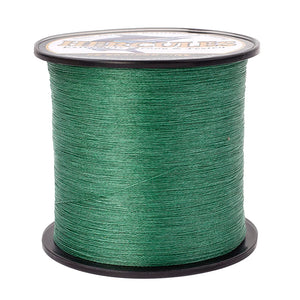 Hercules Multifilament Fishing Line Cord 4 Strands Braided Wire PE Carp Brazil 100M- 2000M Green 6-100LB Outdoor Accessories