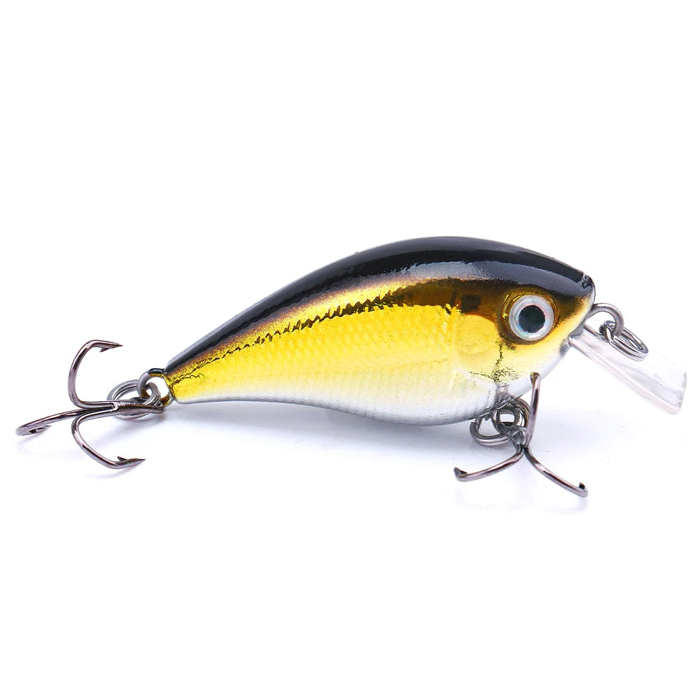 TREHOOK 4.5cm 6g Mini Minnow Wobblers Crank Fishing Lure Artificial Minnow Jerkbait Floating Hrad Lure For Trout Fishing Bait