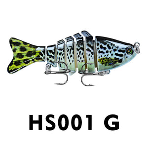 Mini Multi Jointed Swimbait Fishing Lure Flexible Fish Bait Bionic Crankbait Sinking Pesca Pike Bass Tackle