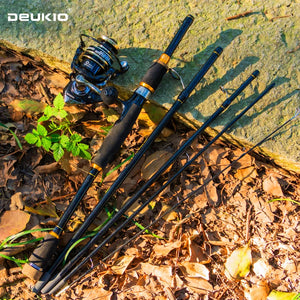 Fishing Rod Reel Combo 1.8 2.1m Carbon Fiber Spinning Rod and 5.2:1 Gear Ratio Spinning Reel Max Drag 8kg for Fresh Saltwater