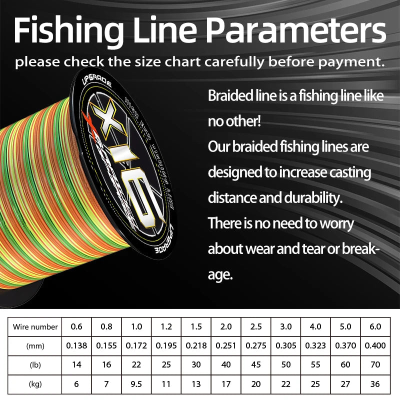 2025 New YGKX 16 Strand 300m/500m Japan PE Braided Super Strong Fishing Line Japan PE Braided Line Line Fishing Line Floating