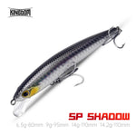 KINGDOM SP Shadow Suspending Minnow 6.5g 9g 14g 14.2g Artificial Fishing Lure Jerkbait Wobblers Bass Pike Swimbait Fishing Lures