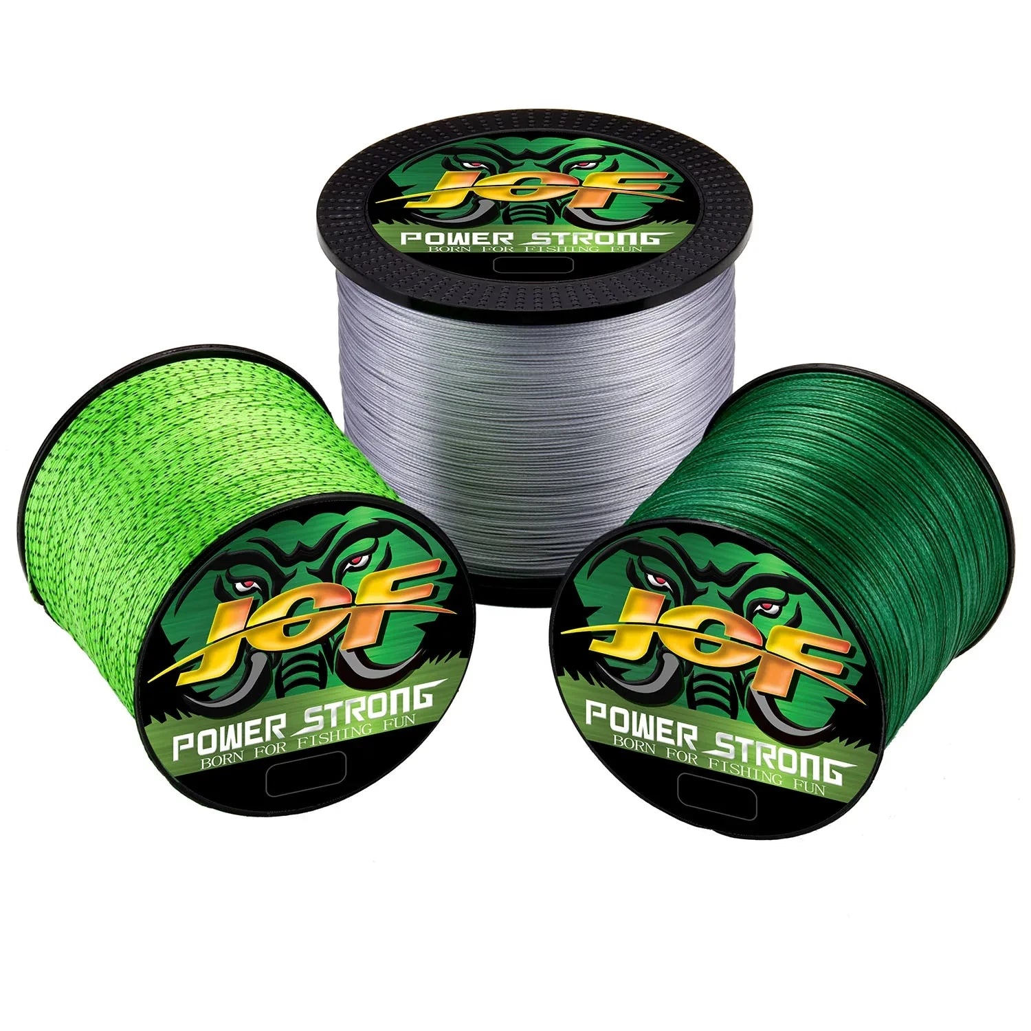 JOF Fishing Line 8 Braided Multifilament PE 300M 500M 1000M Durable Smooth Anti-Bite Woven Thread Accessories Japanese Tackle