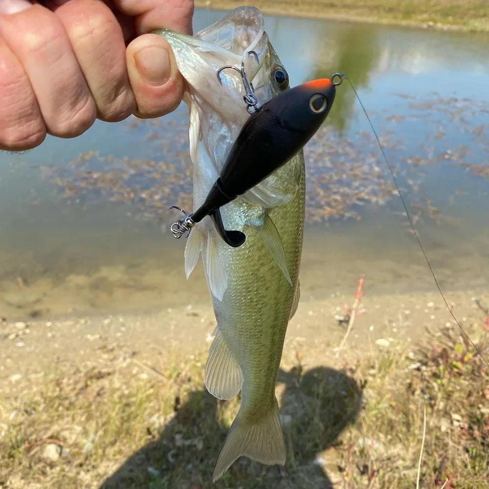Propeller Plopper 20g 27g Bait 5X Strong Hook Swimbait Pesca Spin Tail Wobbler Spinnerbait Fishing Topwater Crankbait Lure Kit