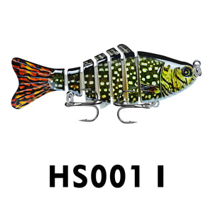 Mini Multi Jointed Swimbait Fishing Lure Flexible Fish Bait Bionic Crankbait Sinking Pesca Pike Bass Tackle