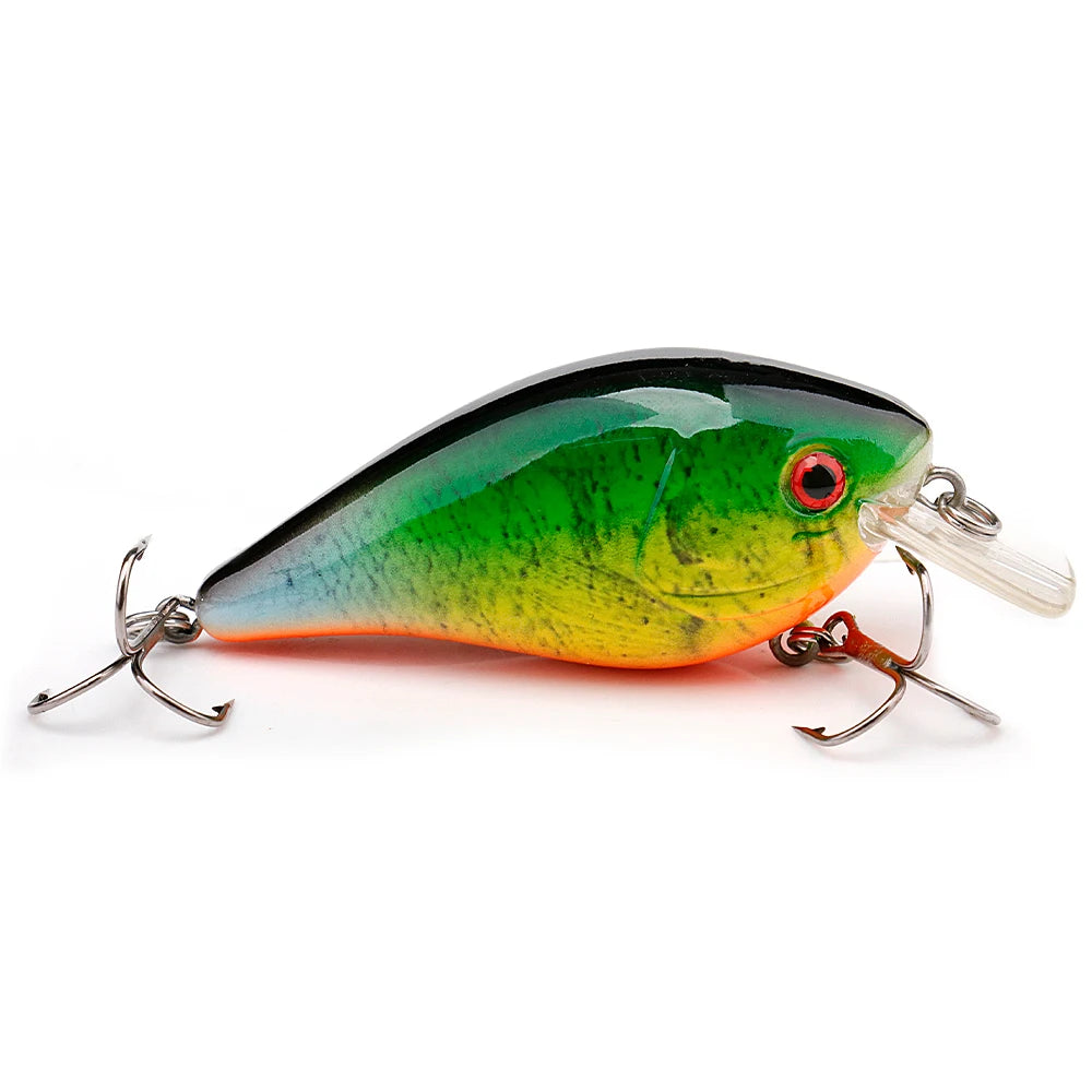 TREHOOK 4.5cm 6g Mini Minnow Wobblers Crank Fishing Lure Artificial Minnow Jerkbait Floating Hrad Lure For Trout Fishing Bait