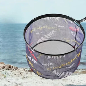 1 PCS Fishing Net Head Anti-hook Outdoor Hand Net Ultra Light Aluminium Alloy Solid Deepening Net Fishing Tool Accessories