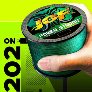 JOF Fishing Line 8 Braided Multifilament PE 300M 500M 1000M Durable Smooth Anti-Bite Woven Thread Accessories Japanese Tackle
