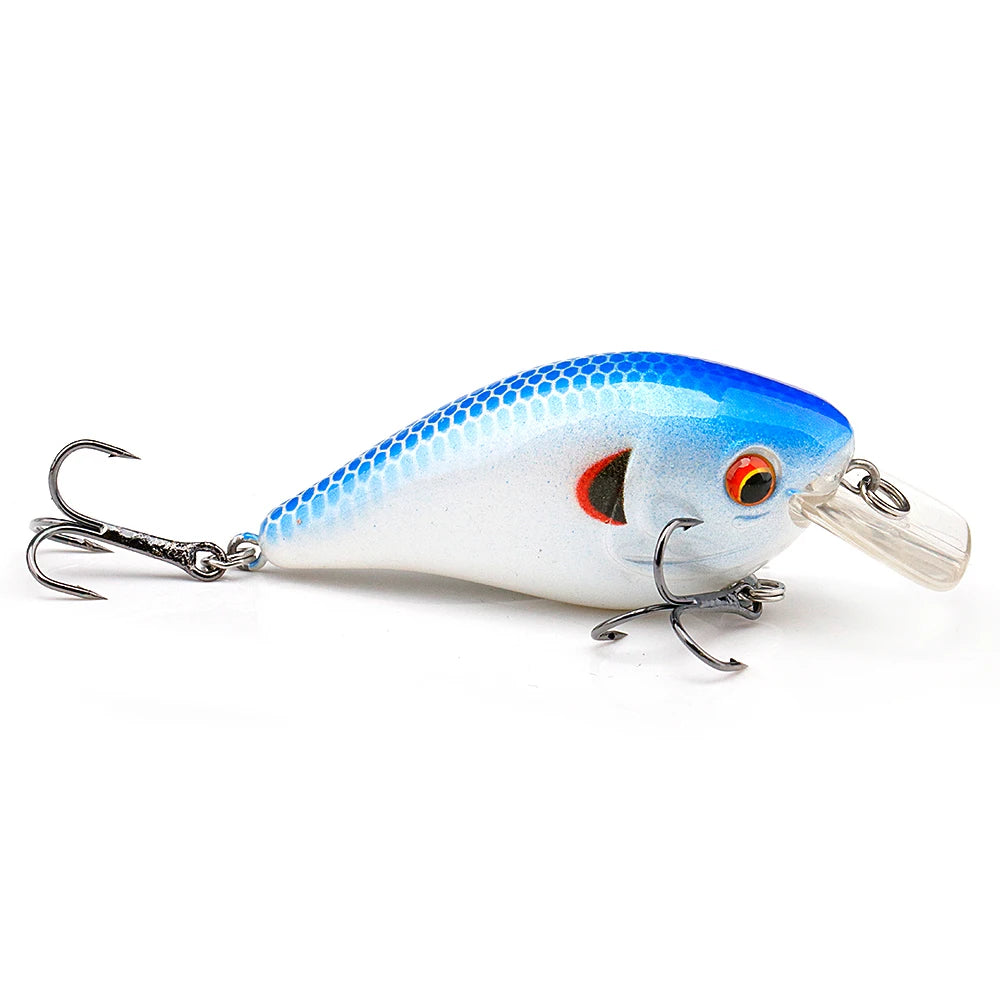TREHOOK 4.5cm 6g Mini Minnow Wobblers Crank Fishing Lure Artificial Minnow Jerkbait Floating Hrad Lure For Trout Fishing Bait
