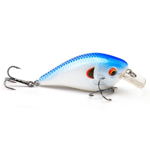 TREHOOK 4.5cm 6g Mini Minnow Wobblers Crank Fishing Lure Artificial Minnow Jerkbait Floating Hrad Lure For Trout Fishing Bait
