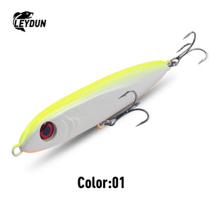 LEYDUN Ministre Jack Stickbait Fishing Lures 105mm 23g 120mm 35g Sinking Pencil Good Swimming Hard Baits Sea Bass Wobblers Lure