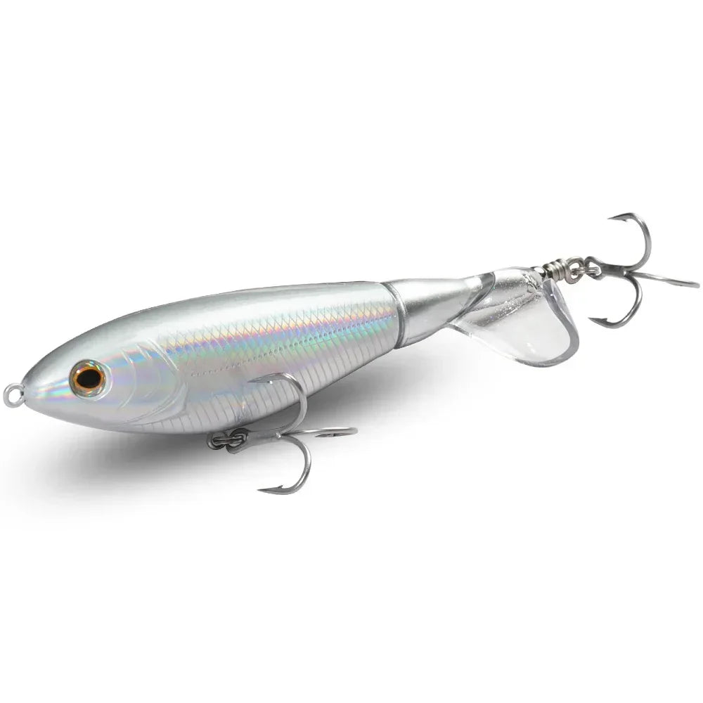 Propeller Plopper 20g 27g Bait 5X Strong Hook Swimbait Pesca Spin Tail Wobbler Spinnerbait Fishing Topwater Crankbait Lure Kit