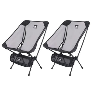 Moon Chair Breathable Outdoor Chair Camping Fishing Chair Mesh Material 7075 Aluminum Alloy Breathable Surface Anti Sinking