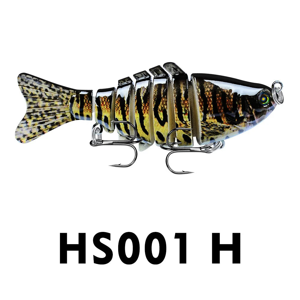 Mini Multi Jointed Swimbait Fishing Lure Flexible Fish Bait Bionic Crankbait Sinking Pesca Pike Bass Tackle