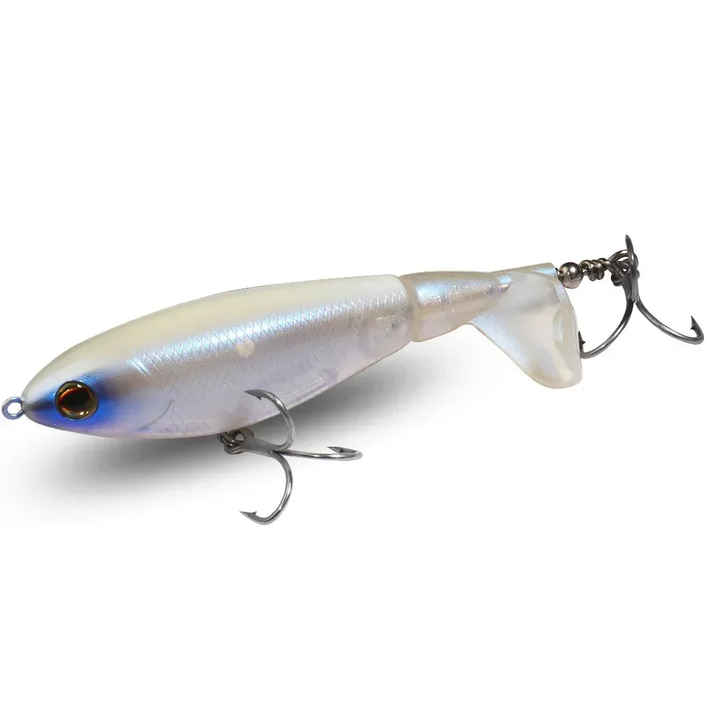 Propeller Plopper 20g 27g Bait 5X Strong Hook Swimbait Pesca Spin Tail Wobbler Spinnerbait Fishing Topwater Crankbait Lure Kit